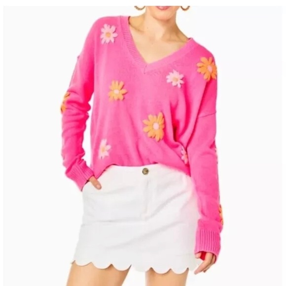 Lilly Pulitzer Women's Size 12 Colette Skort Resort White Textured Preppy Tennis - Picture 3 of 8